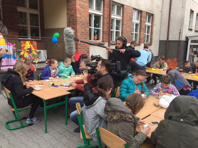 Wizyta aktorki Julii Wróblewskiej