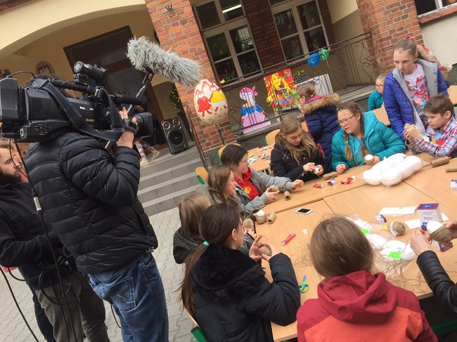 Wizyta aktorki Julii Wróblewskiej