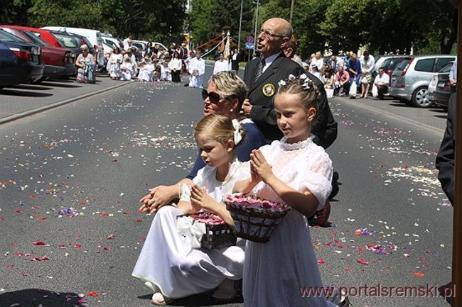 Procesja Bożego Ciała na Jezioranach
