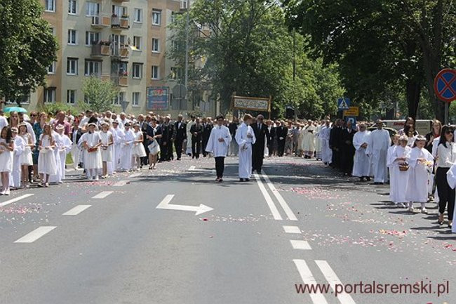 Procesja Bożego Ciała na Jezioranach