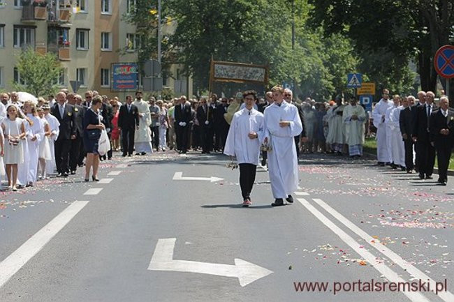 Procesja Bożego Ciała na Jezioranach