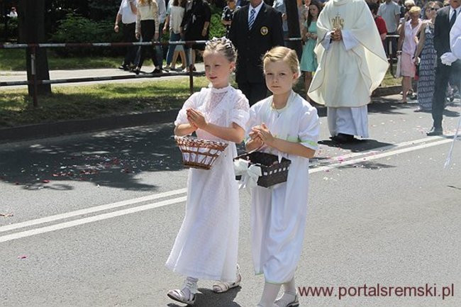 Procesja Bożego Ciała na Jezioranach