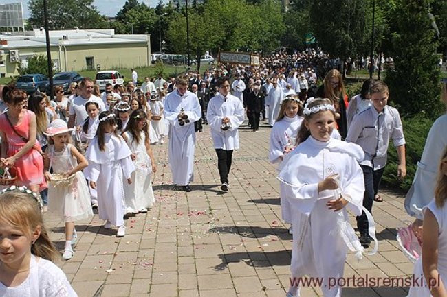 Procesja Bożego Ciała na Jezioranach