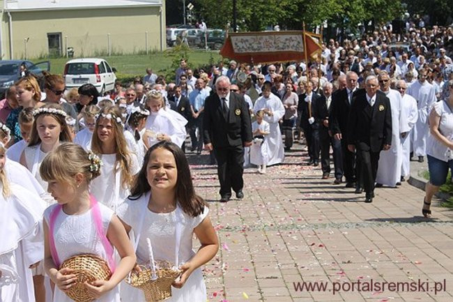 Procesja Bożego Ciała na Jezioranach