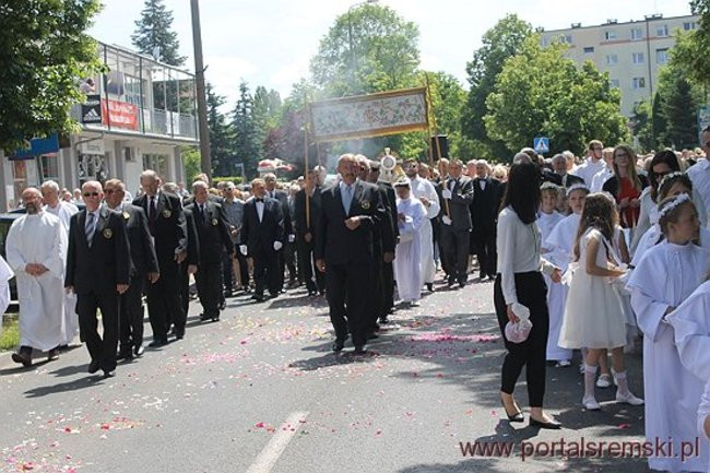 Procesja Bożego Ciała na Jezioranach
