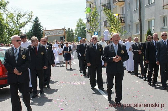 Procesja Bożego Ciała na Jezioranach