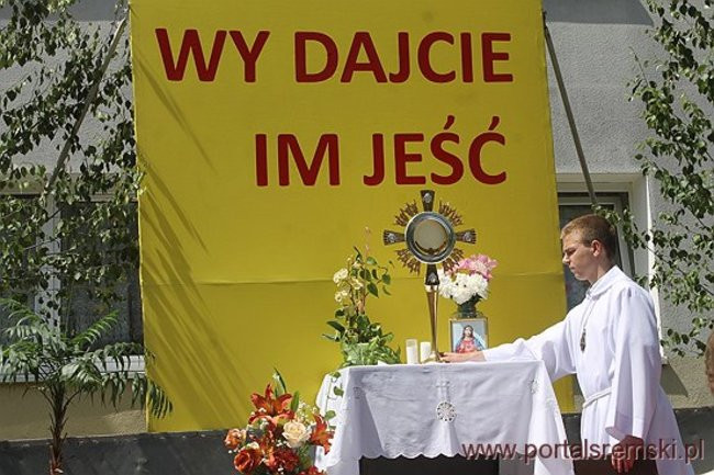 Procesja Bożego Ciała na Jezioranach