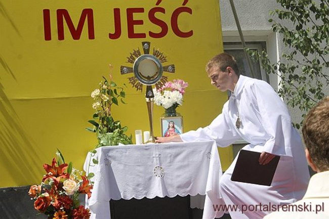 Procesja Bożego Ciała na Jezioranach