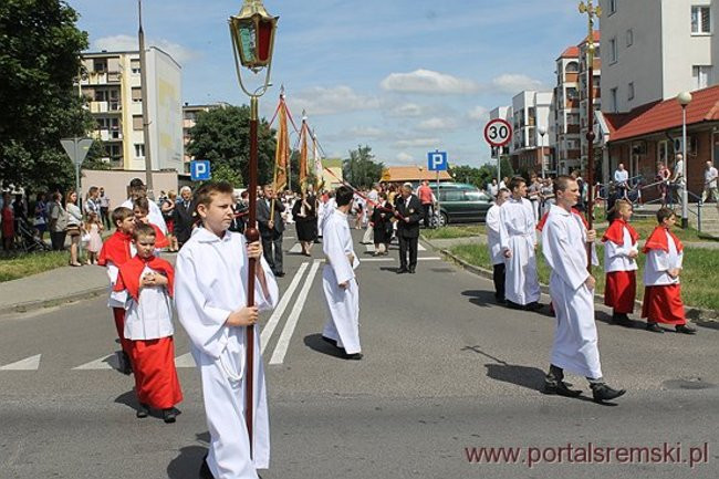 Procesja Bożego Ciała na Jezioranach