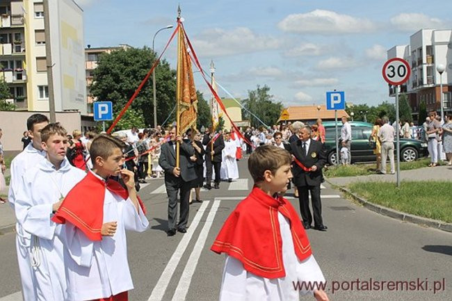 Procesja Bożego Ciała na Jezioranach