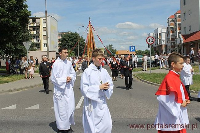 Procesja Bożego Ciała na Jezioranach