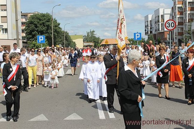 Procesja Bożego Ciała na Jezioranach