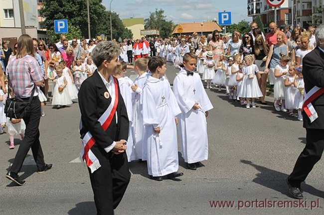 Procesja Bożego Ciała na Jezioranach