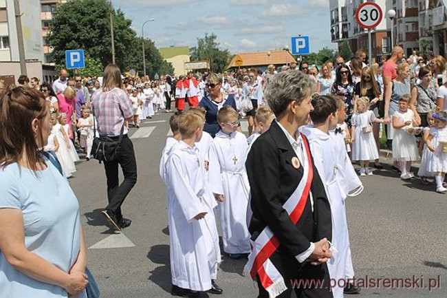 Procesja Bożego Ciała na Jezioranach