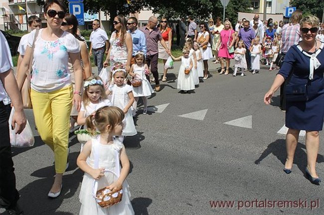 Procesja Bożego Ciała na Jezioranach