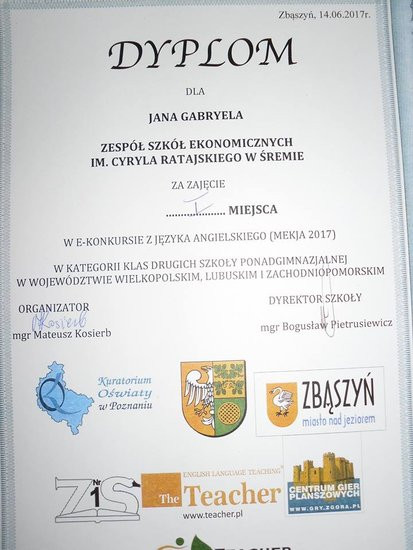 Finaliści z Ekonomika