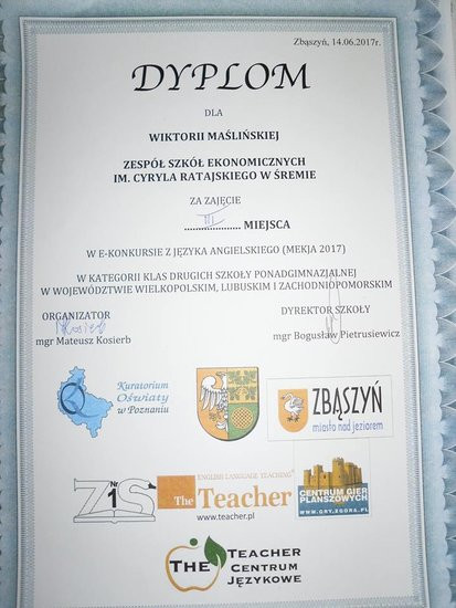 Finaliści z Ekonomika