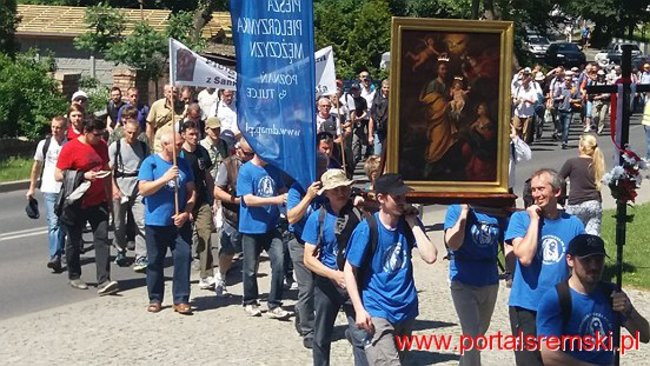 Pielgrzymowali mężczyźni