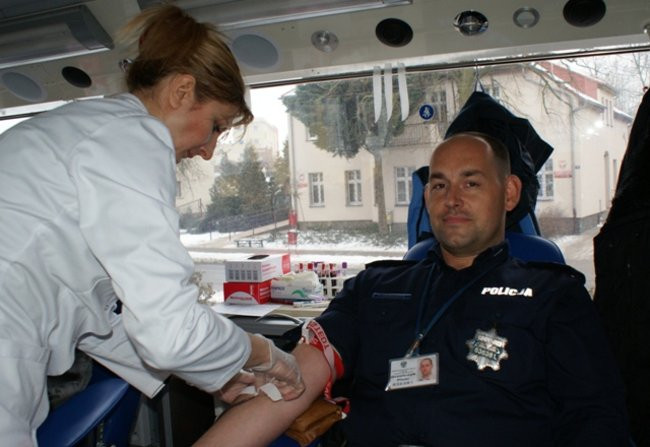 Piękny gest policjantów