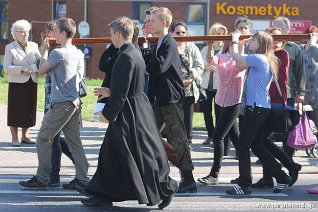 Krzyż Jana Pawła II w Śremie