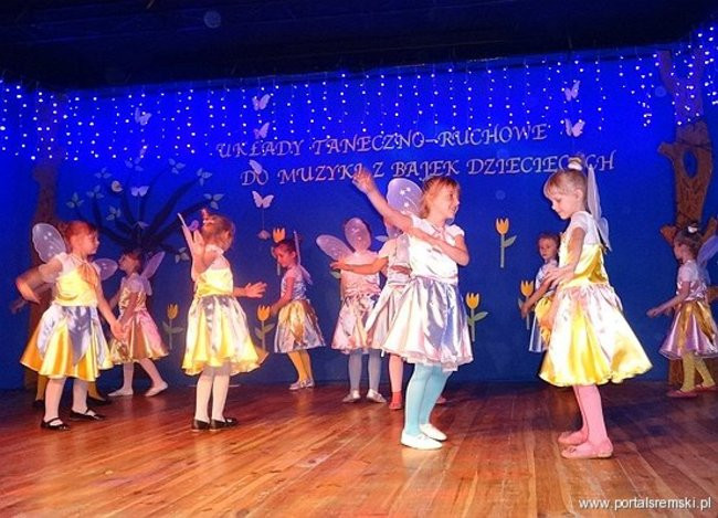 Roztańczone przedszkolaki