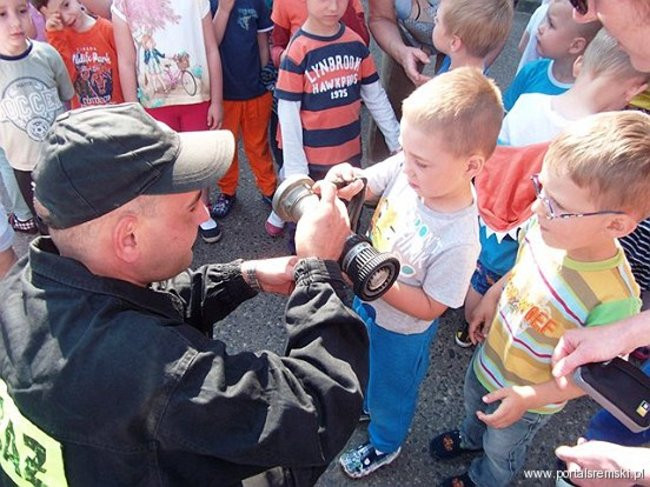 Strażacy w przedszkolu