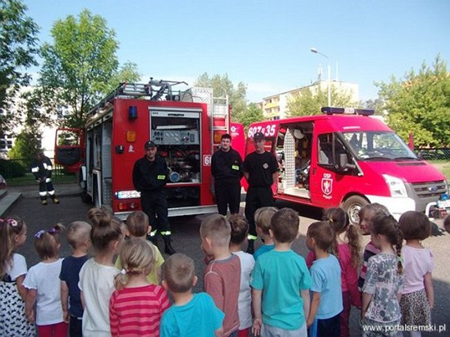 Strażacy w przedszkolu