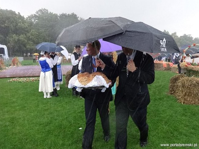 Ulewa storpedowała dożynki