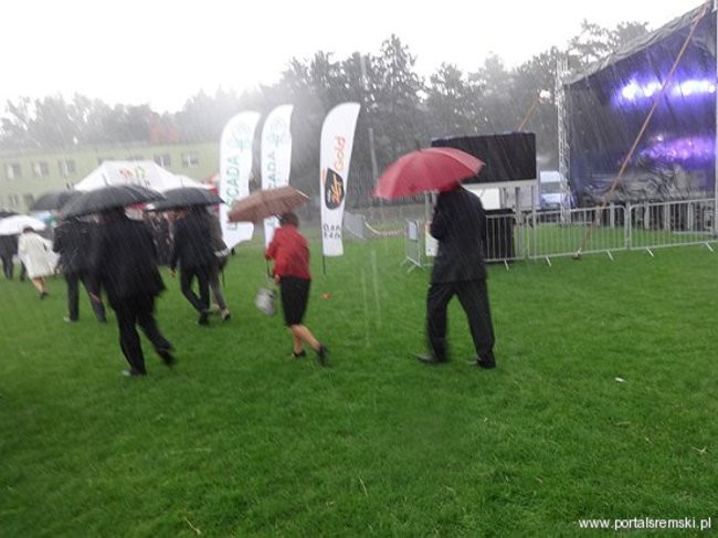 Ulewa storpedowała dożynki