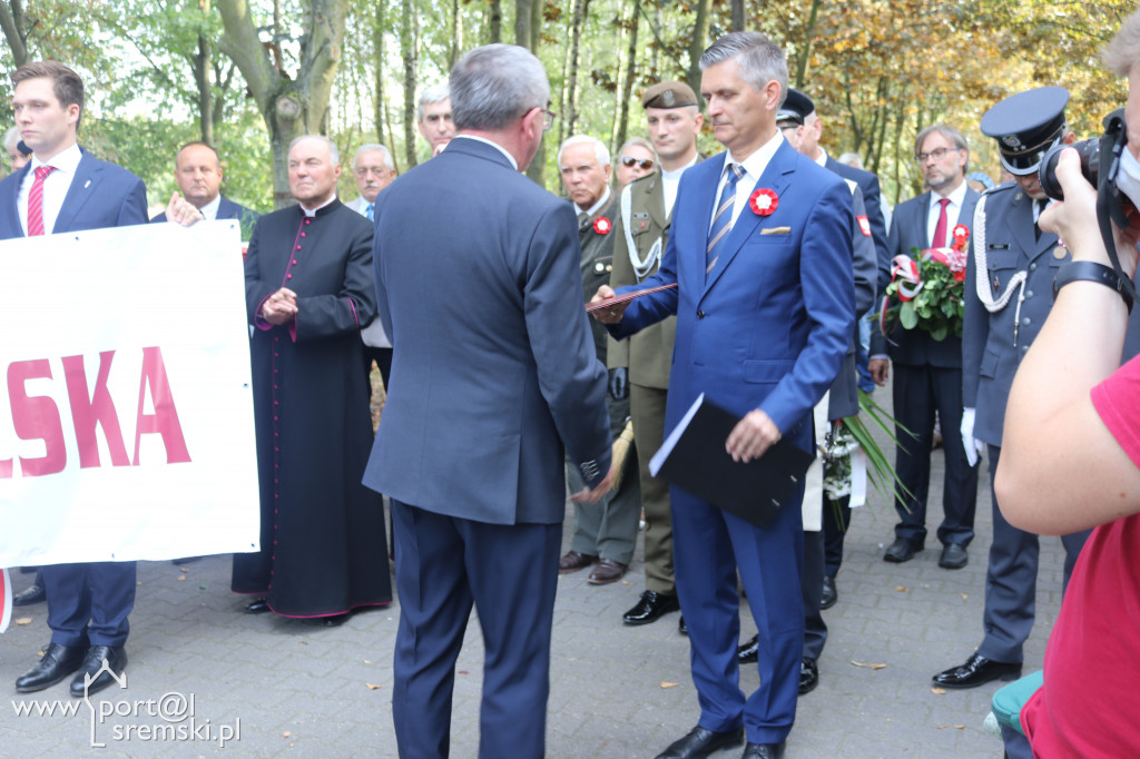 Odsłonięcie pomnika Witolda Pileckiego