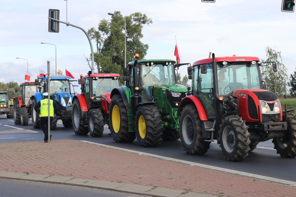 Strajk rolników w Śremie