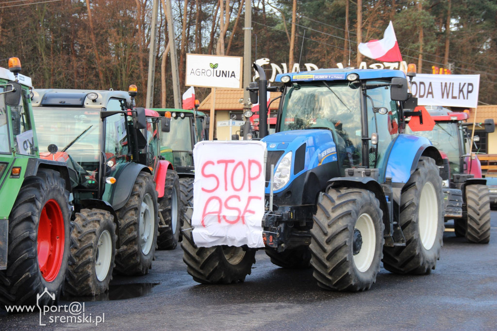Strajk rolników w Śremie