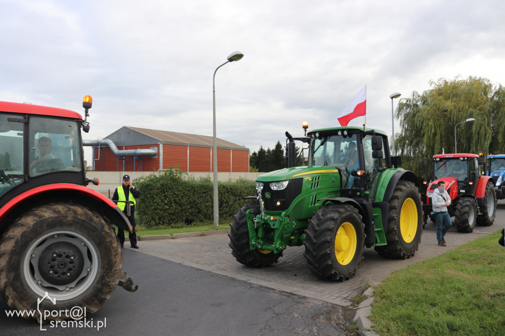 Strajk rolników w Śremie