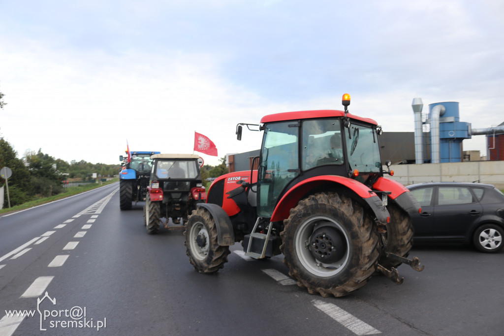 Strajk rolników w Śremie