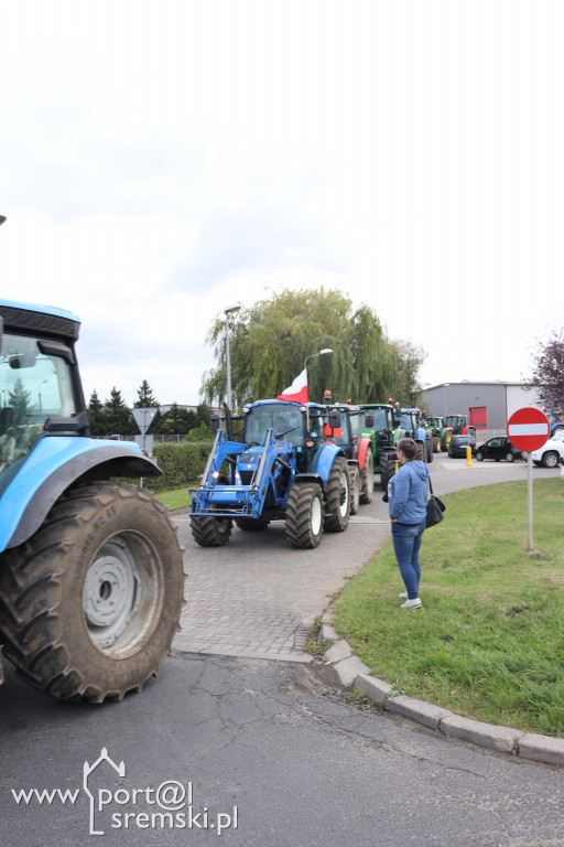 Strajk rolników w Śremie