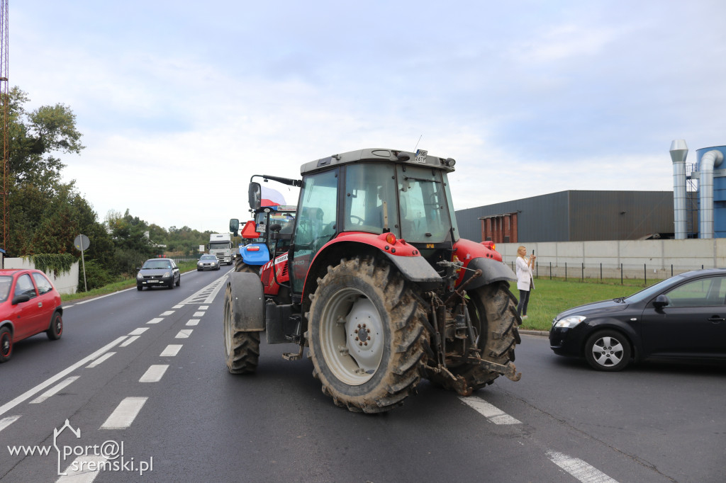 Strajk rolników w Śremie
