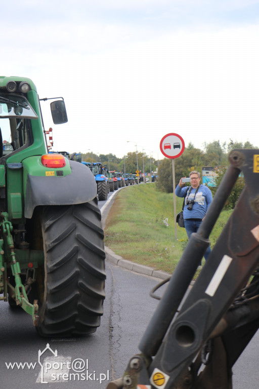 Strajk rolników w Śremie
