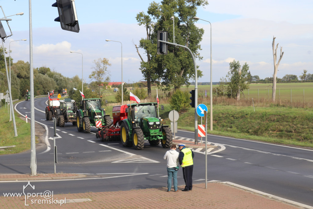 Strajk rolników w Śremie