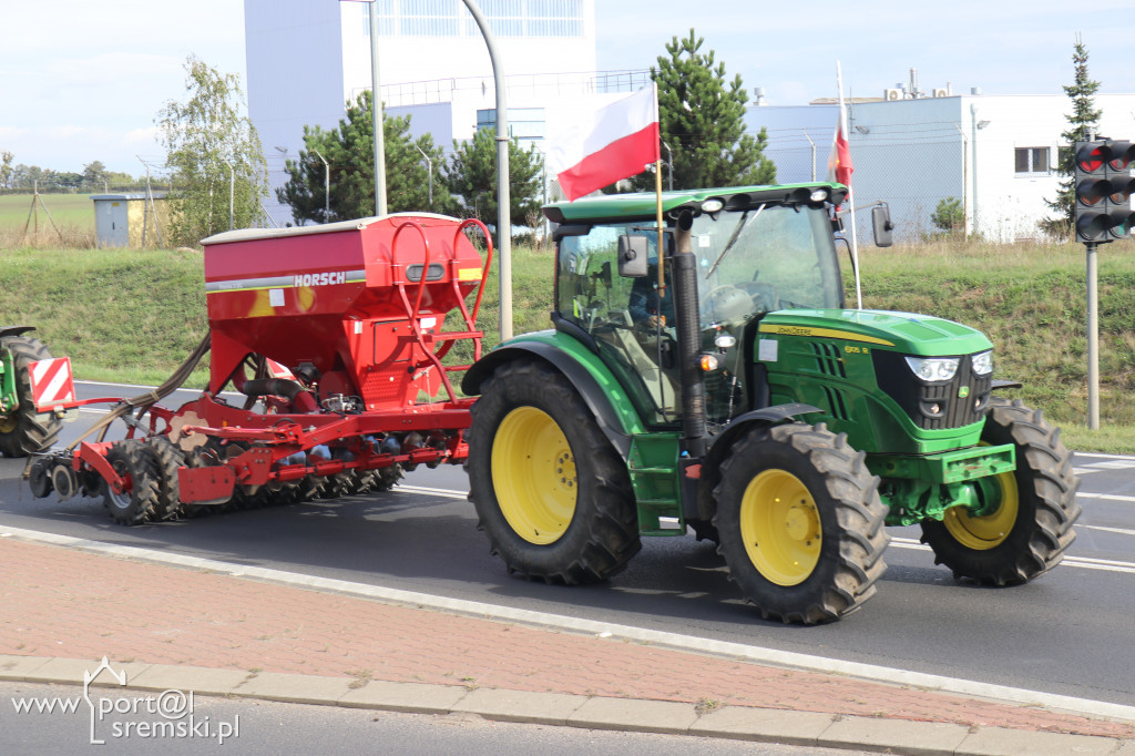 Strajk rolników w Śremie