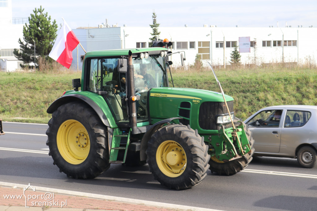 Strajk rolników w Śremie