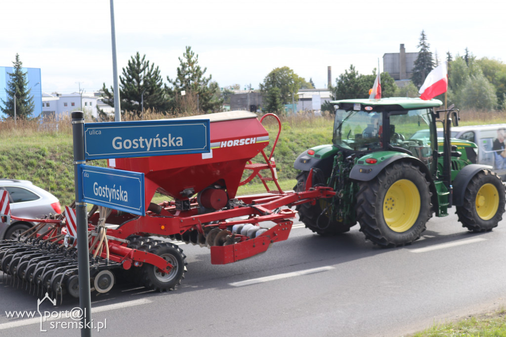 Strajk rolników w Śremie