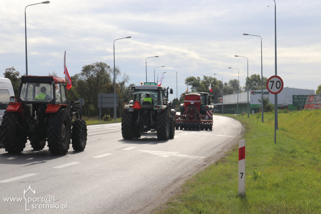 Strajk rolników w Śremie