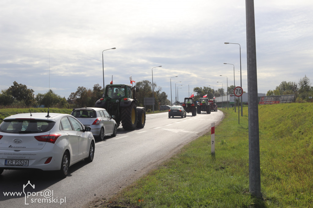 Strajk rolników w Śremie