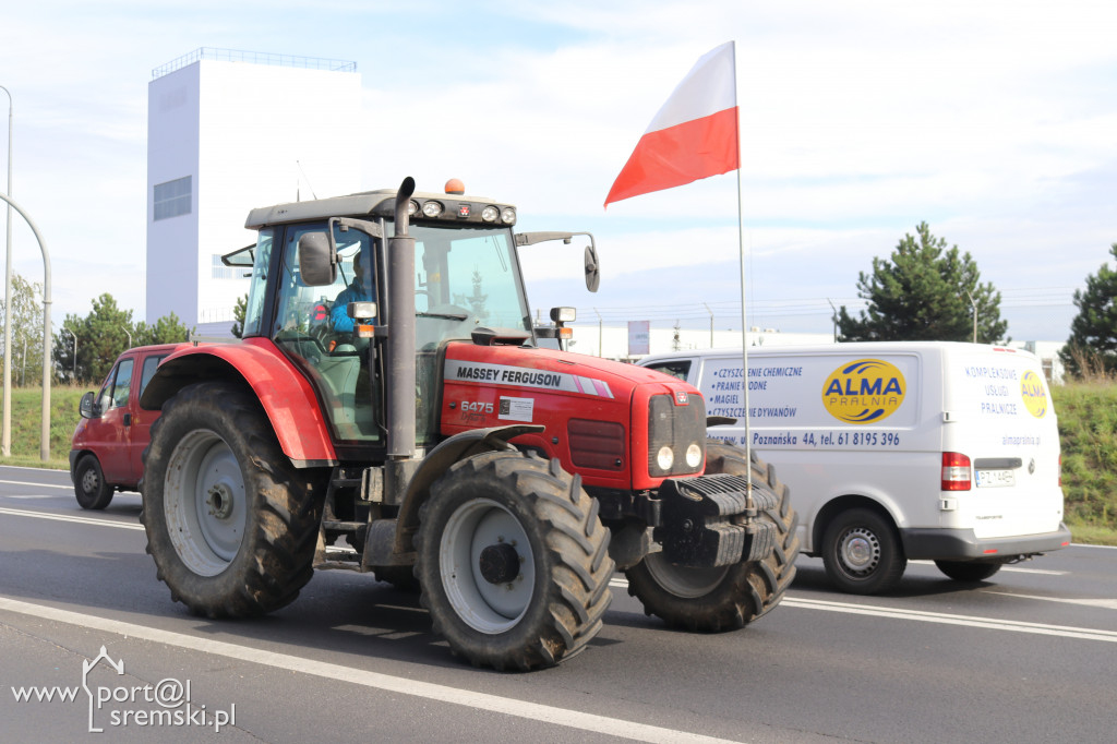 Strajk rolników w Śremie