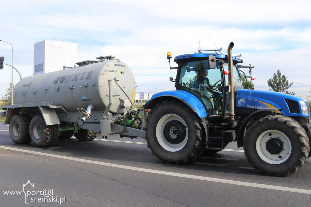 Strajk rolników w Śremie