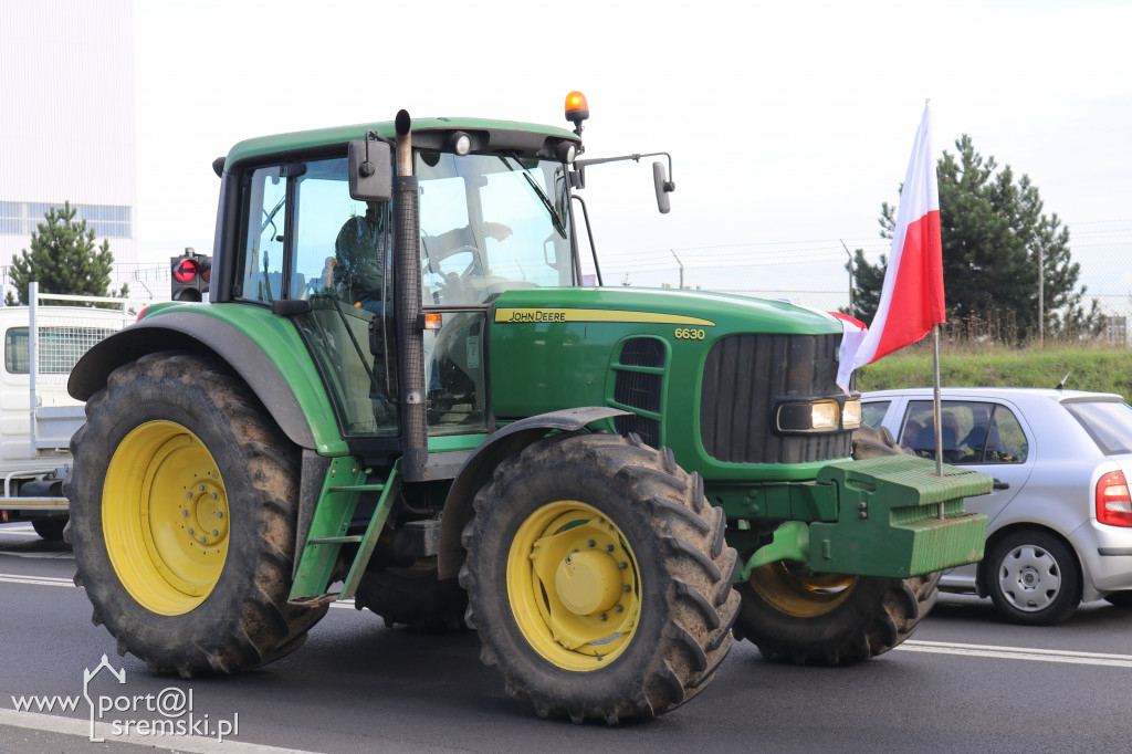 Strajk rolników w Śremie