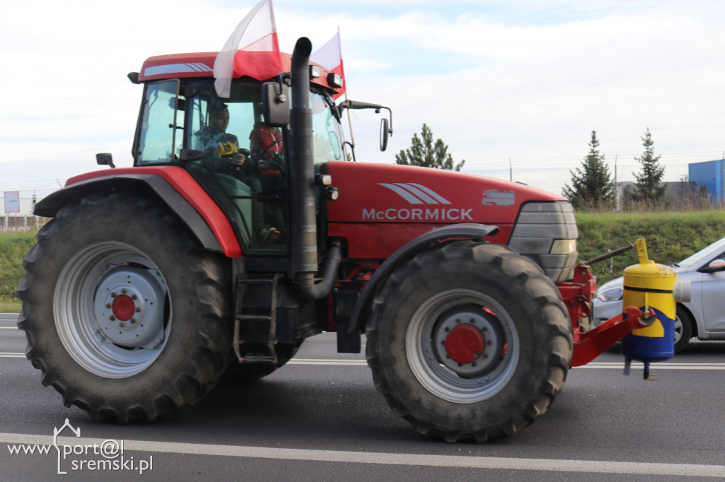 Strajk rolników w Śremie