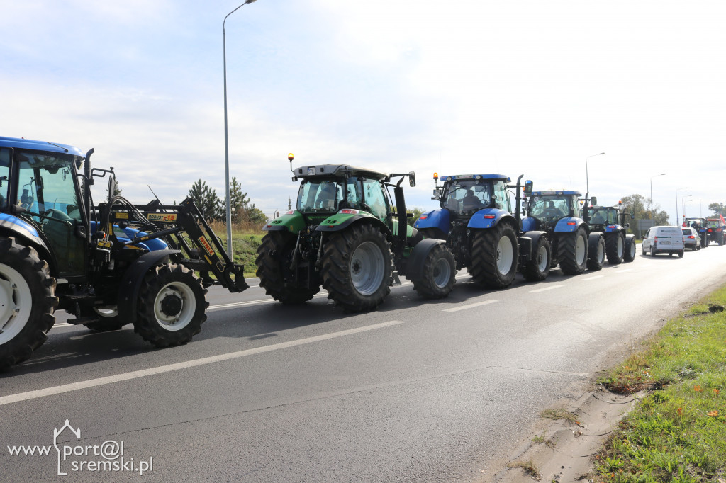 Strajk rolników w Śremie