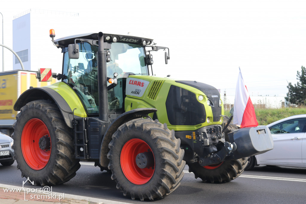 Strajk rolników w Śremie