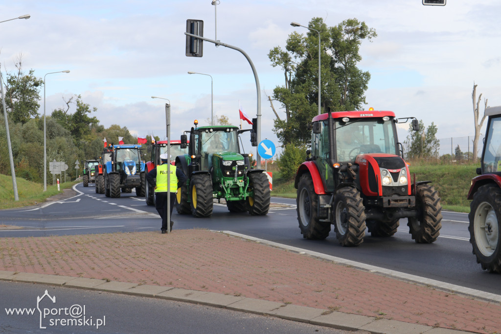 Strajk rolników w Śremie